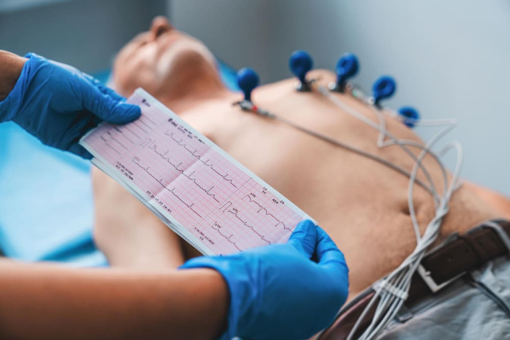 Toma de electrocardiograma en Zapopan, Jalisco